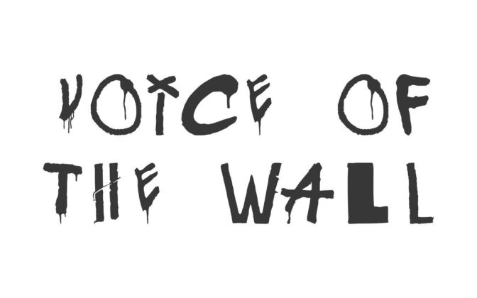 Tavola realizzata utilizzando il font Voice of the Wall