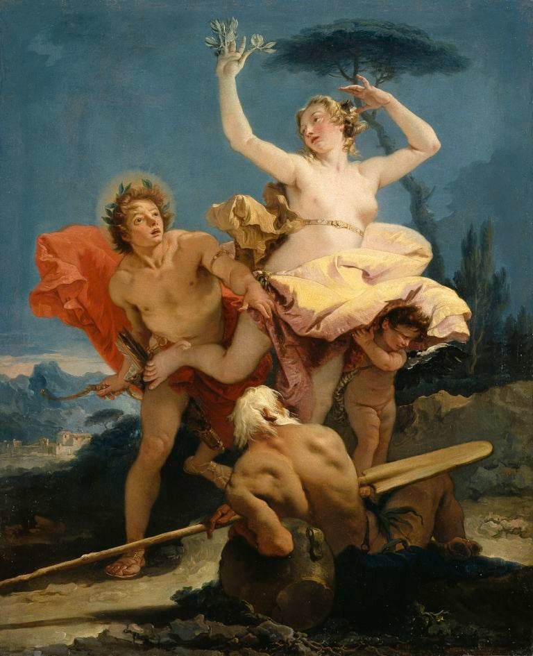 Giovanni Battista Tiepolo, Apoll und Daphne, Paris, Musée du Louvre, © bpk | RMN - Grand Palais | Franck Raux