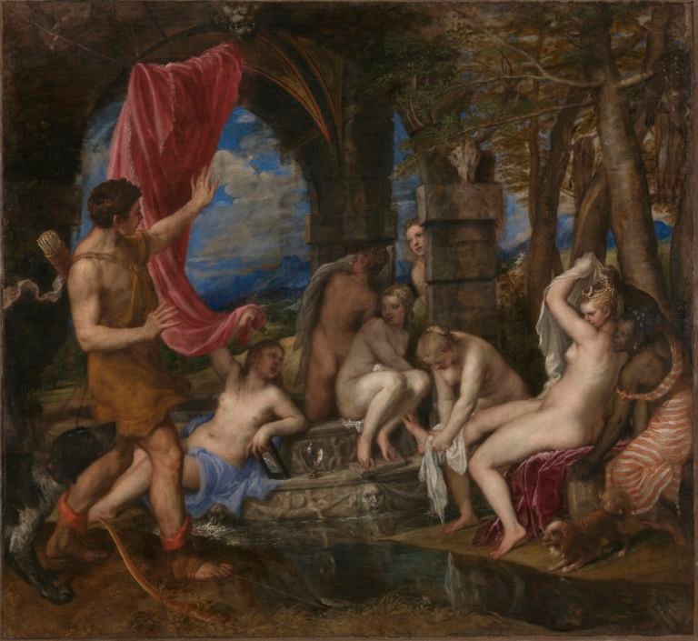 Titian, Diana and Actaeon, 1556 9 © The National Gallery London The National Galleries of Scotland