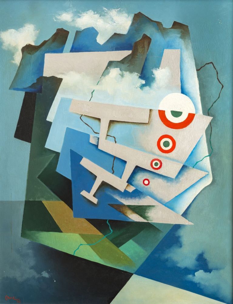 Tullio Crali, Ali tricolori, 1932. Collezione privata
