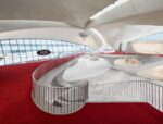 View from the top. Looking down on the terminal from the London Club area. Photo credits TWA Hotel – David Mitchell