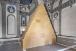 Wolfgang Laib, Without Beginning and Without End, 1999. Courtesy the artist. Installation view at Cappella Pazzi - Complesso Monumentale di Santa Croce, Firenze 2019. Photo credit Leonardo Morfini