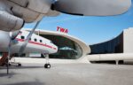 Wind beneath her wings! The TWA Hotel’s 1958 Lockheed Constellation “Connie” airplane has been transformed into a cocktail lounge. Photo credits TWA Hotel – David Mitchell