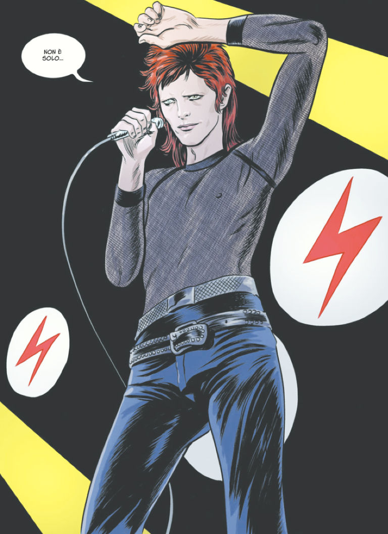 Ecco il fumetto che racconta la vita di David Bowie. Le immagini