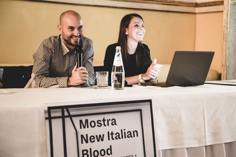 ABACO, Alice Braggion & Alessandro Carabini. Conferenza New Italian Blood, Padova, 2018, photo Giovanni Campaci