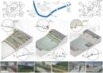 Sezioni assonometriche, schemi e rendering del progetto proposto per il concorso internazionale ROME 2017 - 21th Century River Reinascence. Autori: Arturo Becchetti, Fabrizio Felici, Lorenzo Marino e Luca Trulli