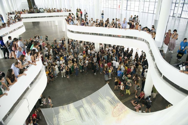 Solo show by Ximena Garrido-Lecca, installation view, 34th Bienal de São Paulo © Levi Fanan / Fundação Bienal de São Paulo