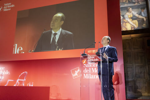 La conferenza stampa del Salone del Mobile 2020