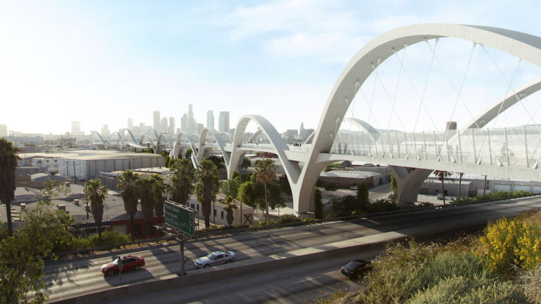 Across Borders, Maltzan 6th Street Viaduct Boyle, No Arch Stairs