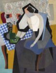 Gino Severini Jeanne dans l'atelier (Femme lisant) 1916 Olio su tela © Gino Severini, by SIAE 2020 Palazzo Maffei Casa-Museo, Verona Collezione Luigi Carlon