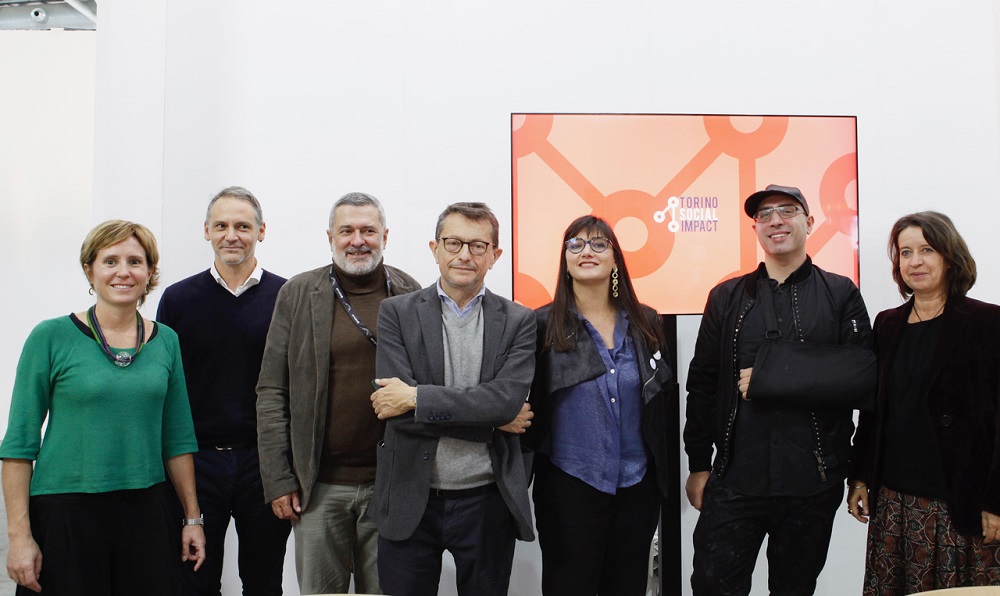 La presentazione del Torino Social Impact Art Award durante Artissima 2019 Photo credits © Perottino Piva Botallo Artissima