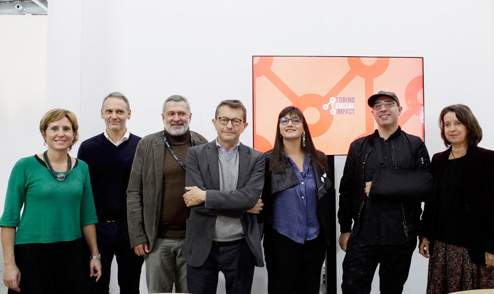 La presentazione del Torino Social Impact Art Award durante Artissima 2019 Photo credits © Perottino Piva Botallo Artissima