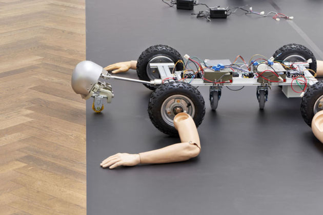 Geumhyung Jeong, Homemade RC Toy, veduta dell’installazione, Kunsthalle Basel, 2019 Foto: Philipp Hänger / Kunsthalle Basel