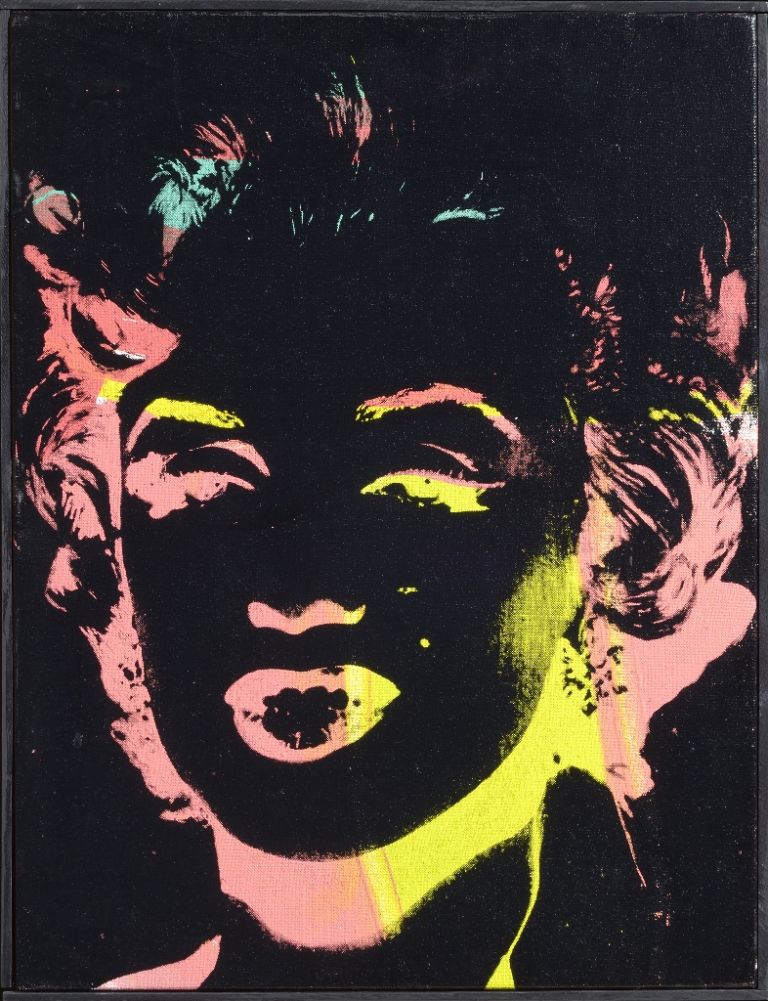 Andy Warhol One Multicolored Marylin Circa 1979-1986 Inchiostro acrilico e serigrafico su tela © The Andy Warhol Foundation for the Visual Arts Inc. Palazzo Maffei Casa-Museo, Verona Collezione Luigi Carlon