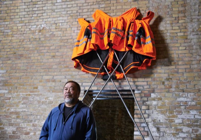 Ai Weiwei per Hornbach, Safety Jackets Zipped the Other Way, 2020