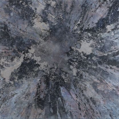 Alberto Di Fabio, Enigma della materia, 2019, acrilico su tela, 60x60 cm
