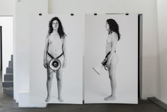 Anna Raimondo, Nada que declarar, 2019, particolare, installation view at AlbumArte, Roma 2020. Photo Sebastiano Luciano. Courtesy AlbumArte