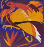 Natalia Goncharova, Harvest polyptych, The Phoenix (1911). The State Tretyakov gallery. © The State Tretyakov gallery