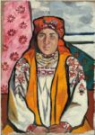 Natalia Goncharova, Peasant Woman from Tula Province (1910). The State Tretyakov gallery. © The State Tretyakov gallery