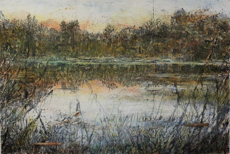 Anselm Kiefer, Für Velimir Chlebnikow, 2015 16. Installation view at Faurschou New York, 2019. Photo Ed Gumuchian © Faurschou Foundation