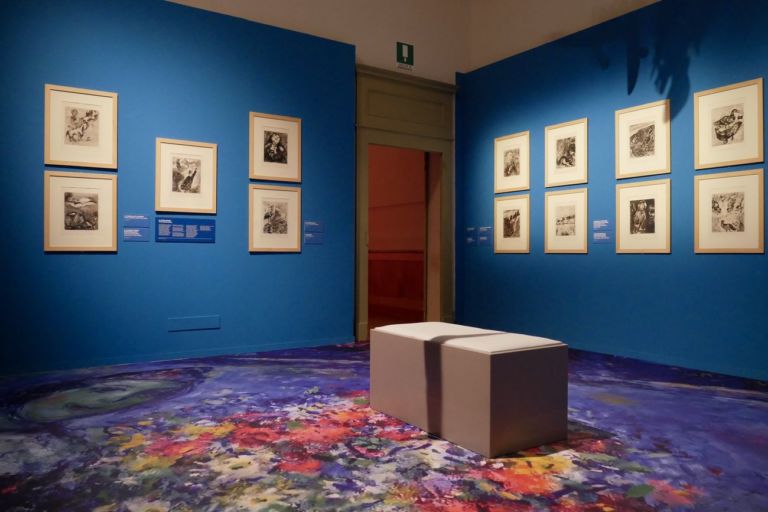 Chagall. Sogno e magia. Exhibition view at Palazzo Albergati, Bologna 2019. Photo Gianfranco Fortuna per Arthemisia