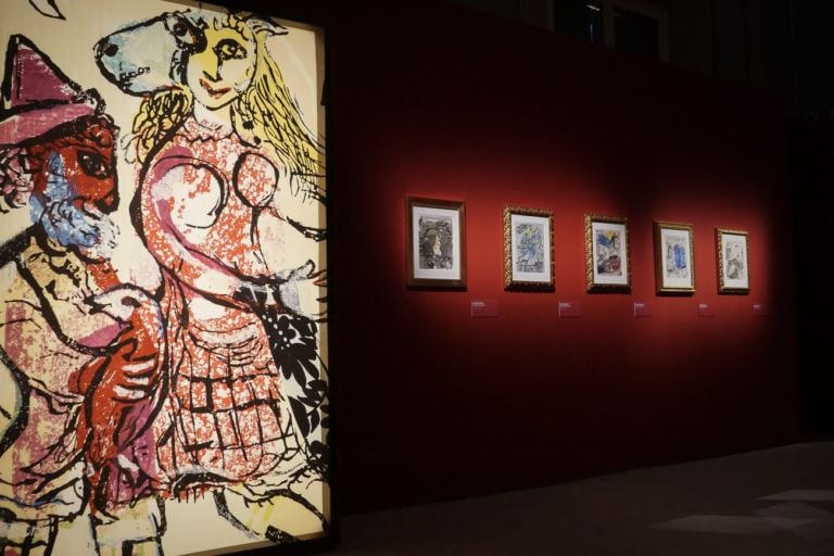 Chagall. Sogno e magia. Exhibition view at Palazzo Albergati, Bologna 2019. Photo Gianfranco Fortuna per Arthemisia