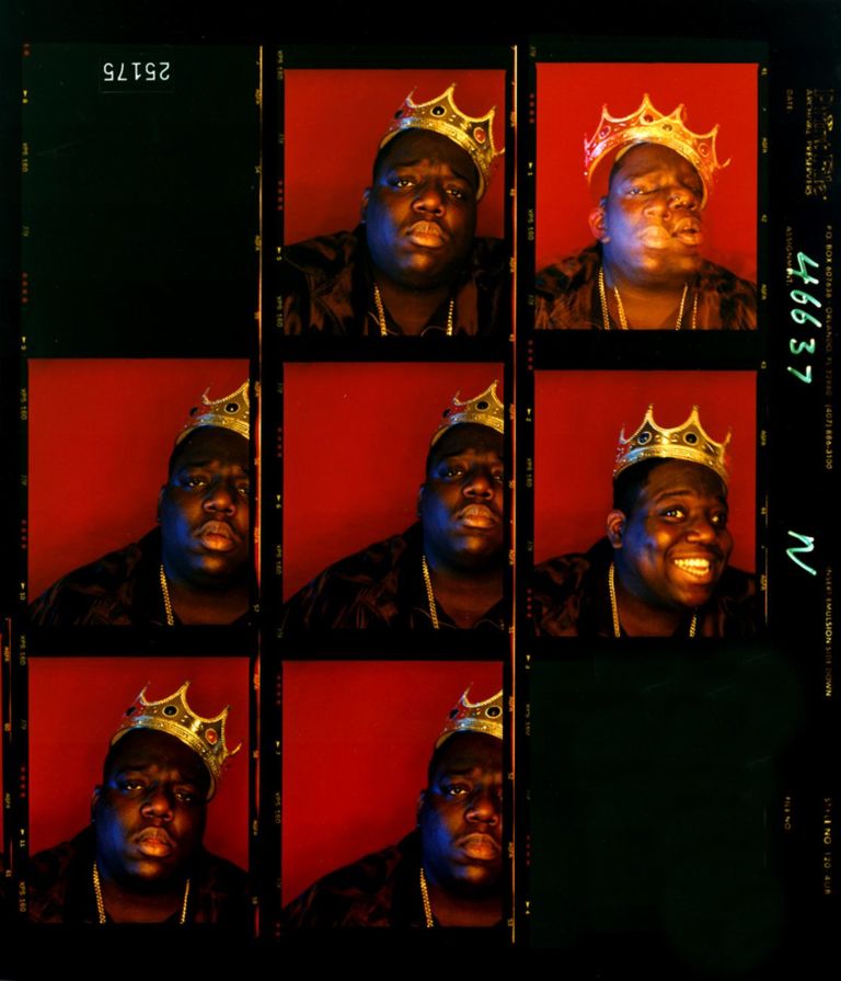 Contact High. Barron Claiborne, Biggie Smalls, King of New York, Wall Street, New York, 1997. Courtesy ICP, New York