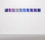 Dadamaino, La ricerca del colore, 1967, acrilico su tela, 10 elementi di 20x20 cm © A arte Invernizzi, Milano. Photo Bruno Bani, Milano