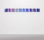 Dadamaino, La ricerca del colore, 1967, acrilico su tela, 10 elementi di 20x20 cm © A arte Invernizzi, Milano. Photo Bruno Bani, Milano