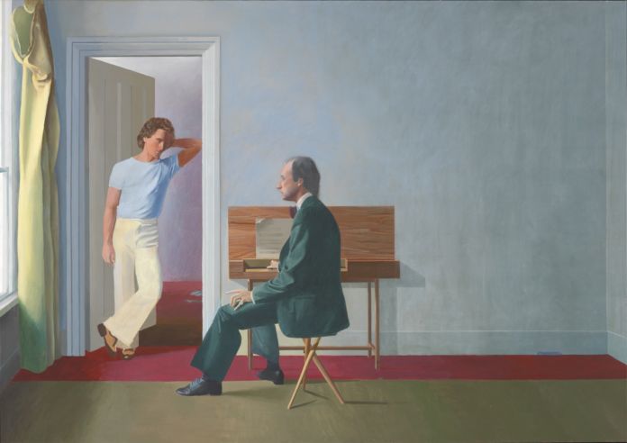David Hockney George Lawson and Wayne Sleep, 1972 1975, Tate, London, © David Hockney, © Foto Tate, London 2019 David Hockney George Lawson and Wayne Sleep, 1972 1975, Tate, London, © David Hockney, © Foto Tate, London 2019