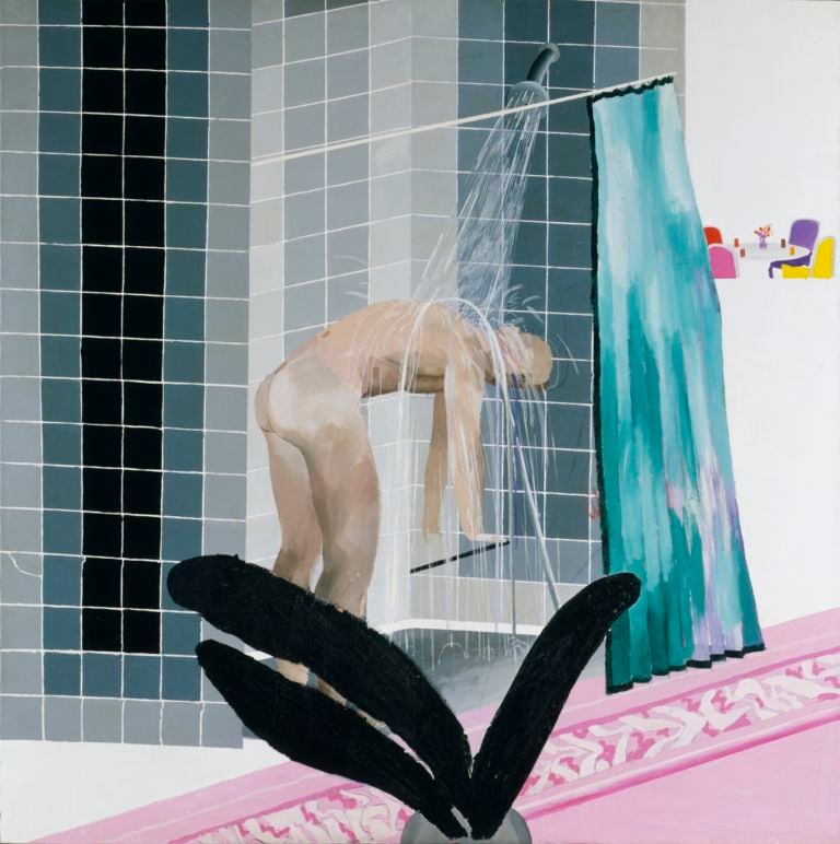 David Hockney Man in Shower in Beverly Hills, 1964, Tate, London, © David Hockney, © Foto Tate, London 2019