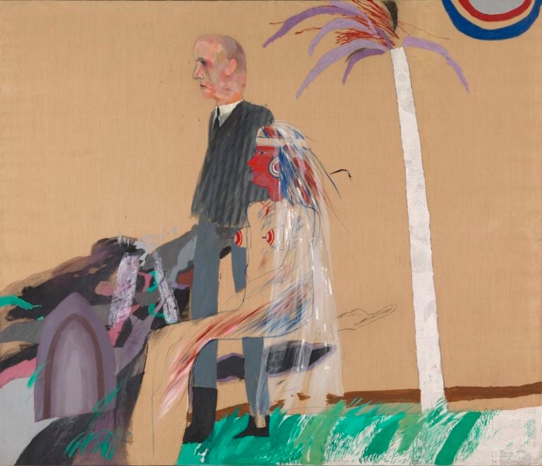 David Hockney The First Marriage (A Marriage of Styles I), 1962, Tate, London, © David Hockney, © Foto Tate, London 2019