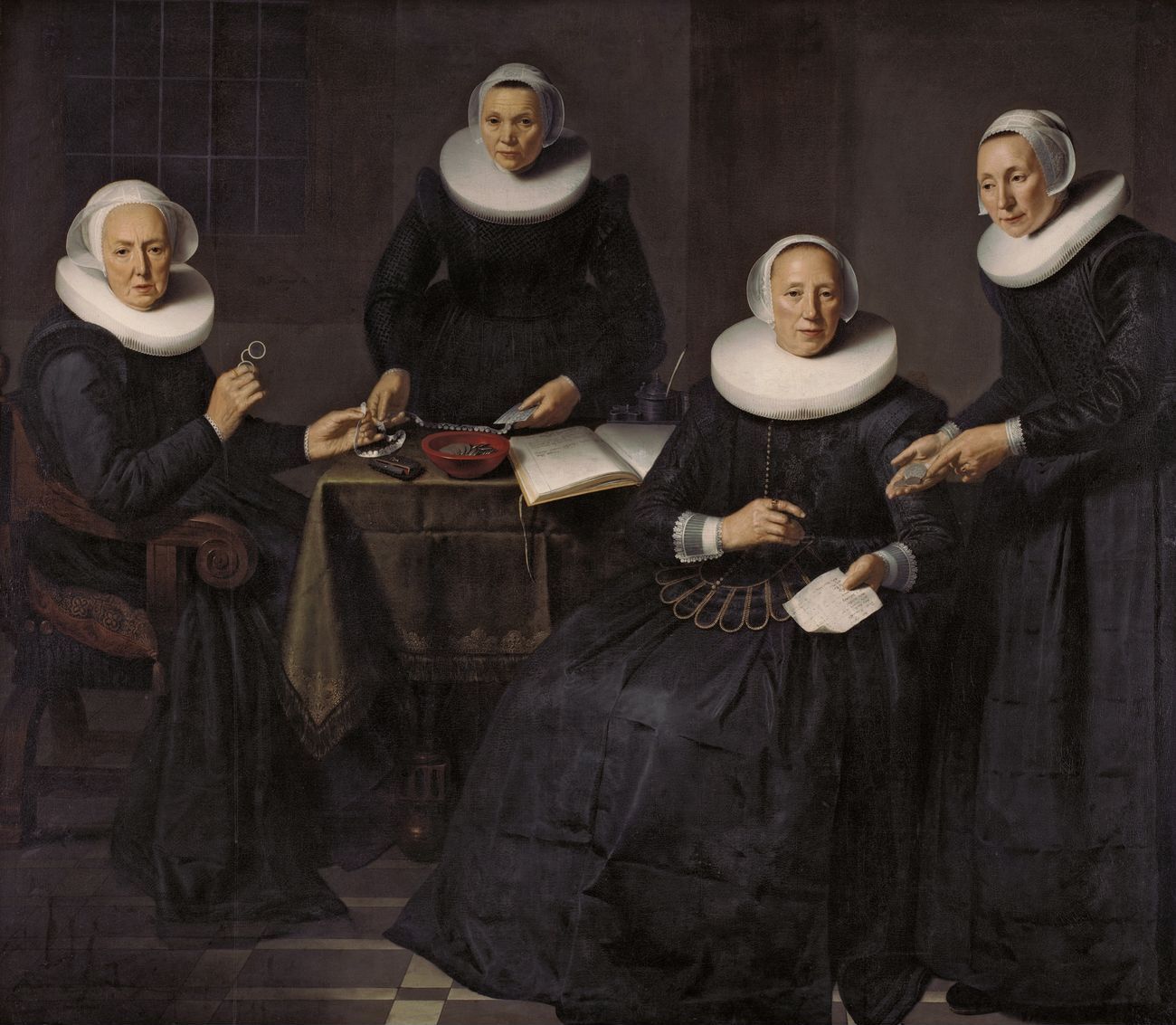 Dick Santvoort, The Governess and Wardresses of the Spinhuis, 1638. Amsterdam Museum