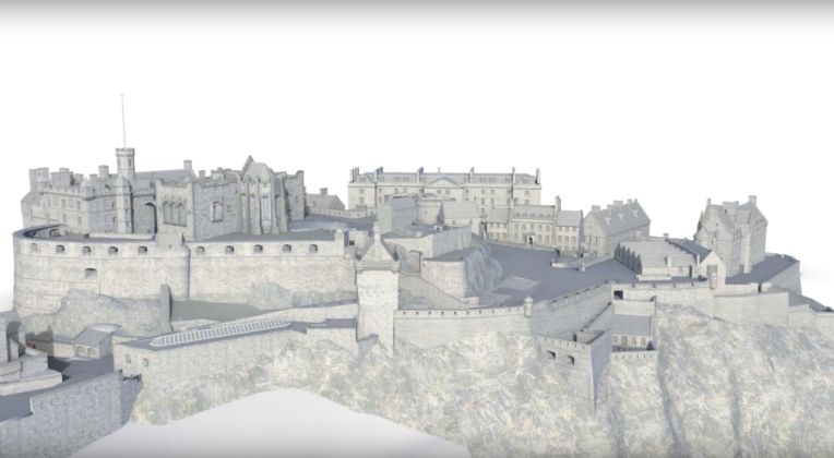 Edinburgh Castle 3D model