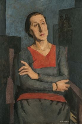 Felice Casorati, Ritratto della sorella Elvira, 1934, courtesy Galleria Bottegantica