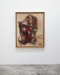 Georg Baselitz, Mit Roter Fahne (With a Red Flag), 1965. Installation view at Faurschou New York, 2019. Photo Ed Gumuchian © Faurschou Foundation
