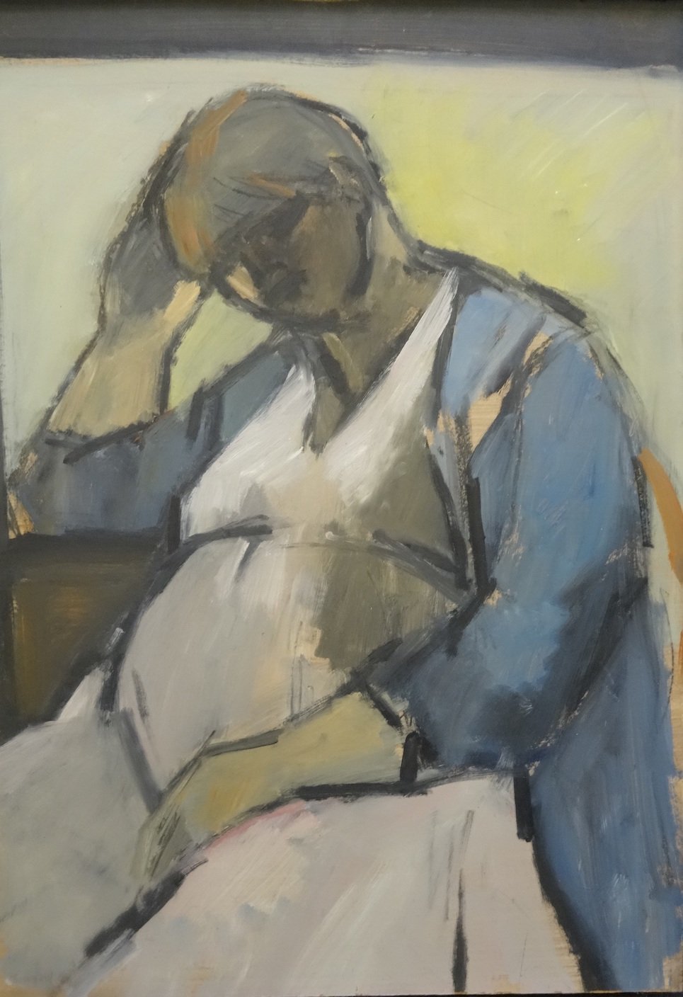 Ghislaine Howard, Self Portrait Pregnant, 1984 © Ghislaine Howard