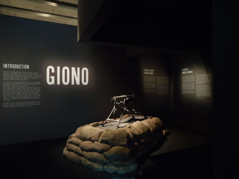 Giono. Exhibition view at MUCEM, Marsiglia 2019. Photo © Mucem François Deladerrière
