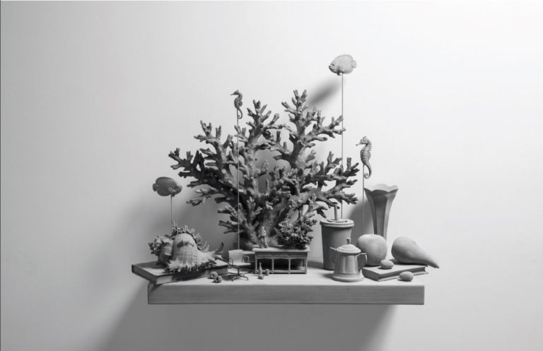 Hans Op de Beeck, Still Life (wall piece) (6), 2019. Courtesy PILEVNELI Gallery, Istanbul