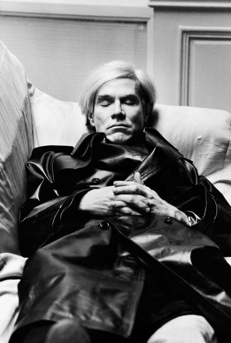 Helmut Newton, Andy Warhol, Vogue Uomo, Paris 1974 © Helmut Newton Estate