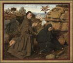 Jan van Eyck, San Francesco d'Assisi riceve le stigmate, 1430-32. Philadelphia Museum of Art