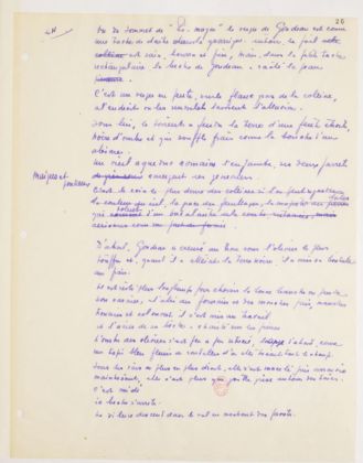 Jean Giono, Colline, manoscritto autografo, 1927 28. Bibliothèque nationale de France © BnF