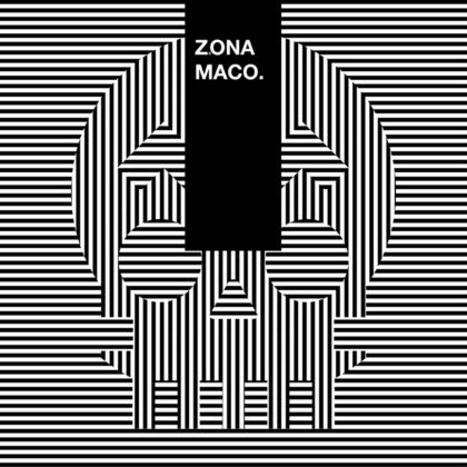 La grafica optical della fiera ZONAMACO a Città del Messico
