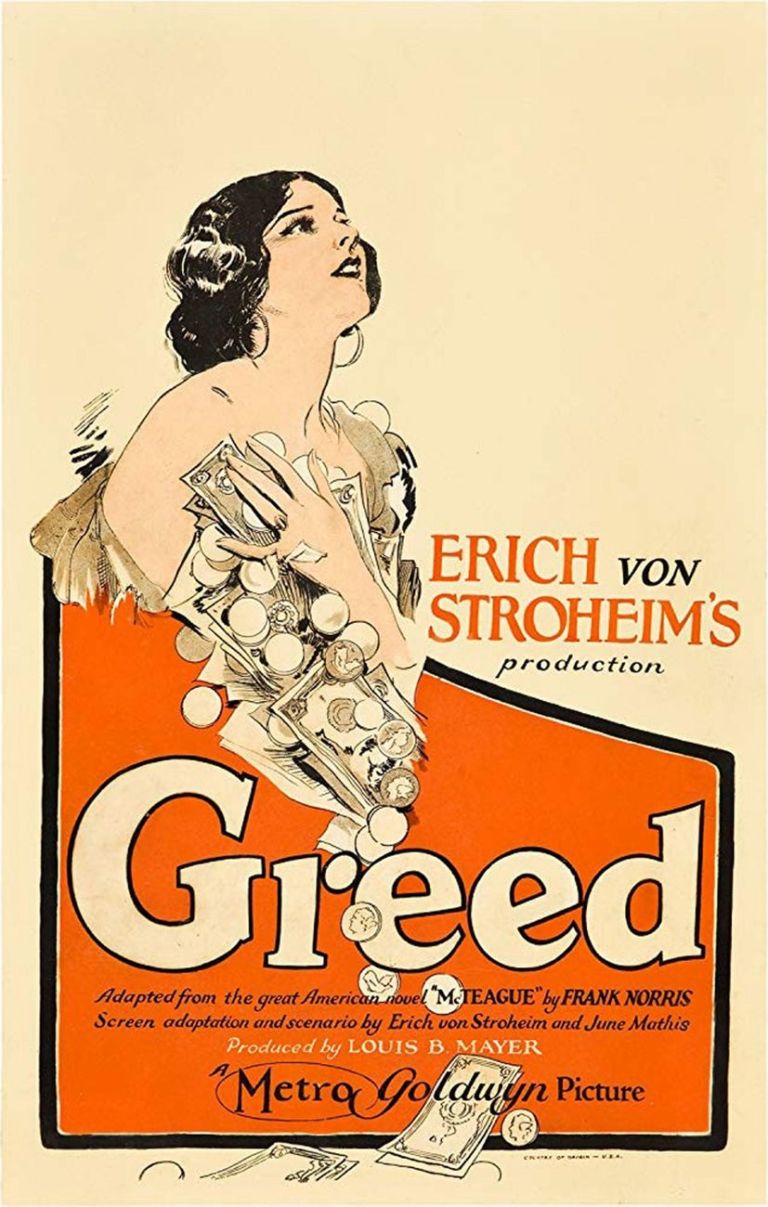 Locandina di Greed (1924) di Eric von Stroheim