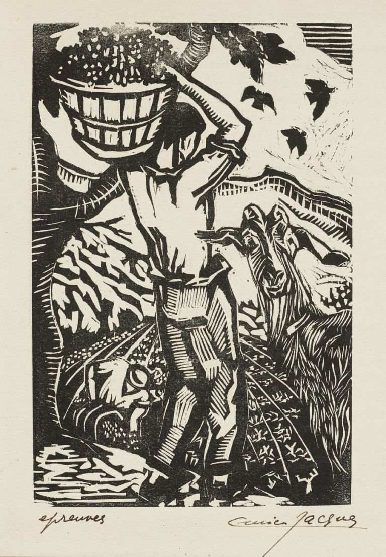 Lucien Jacques, dalla serie «… accompagnés de la flûte», 1959. Collection Association des amis de Lucien Jacques © Mucem François Deladerrière