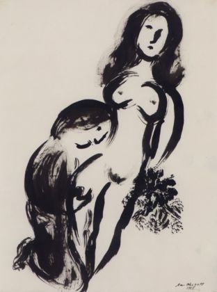 Marc Chagall, Grande nudo, 1952. Collezione privata, Svizzera © Chagall ® by SIAE 2019