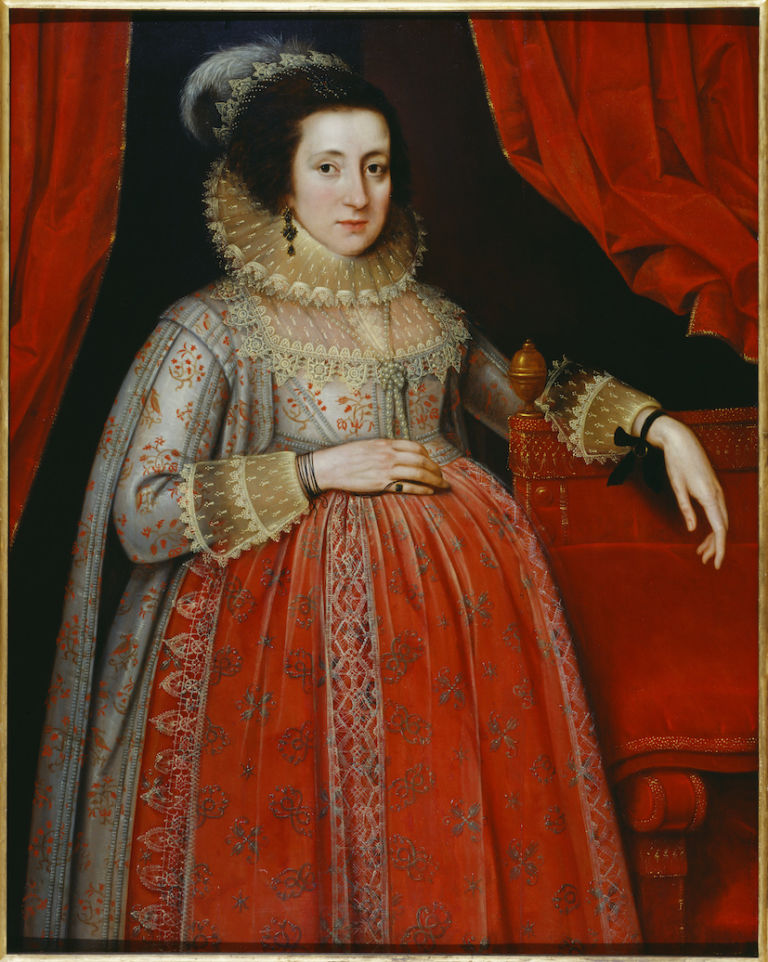 Marcus Gheeraerts II Portrait of a Woman in Red, 1620 © Tate