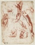 Michelangelo Buonarroti Italian, 1475 – 1564 Study of His Right Arm (recto); Studies of Figures and Limbs; Figure Sketches (verso). Teylers Museum, Haarlem, purchased in 1790 Images © Teylers Museum, Haarlem