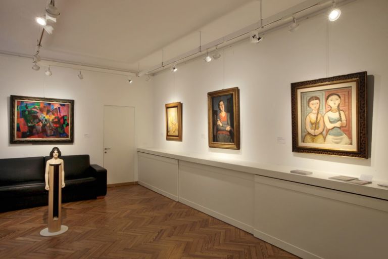 Novecento privato. Da de Chirico a Vedova. Exhibition view at Bottegantica, Milano 2020