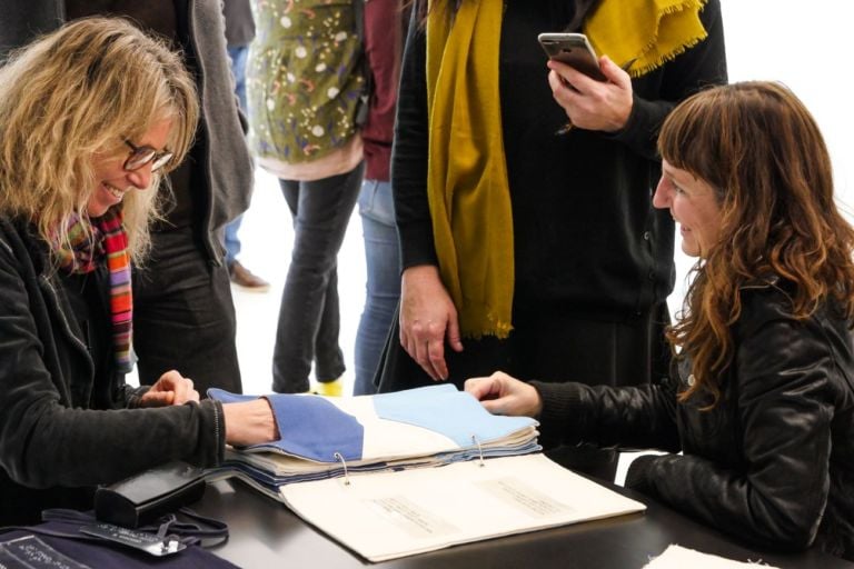 Omaggio a Maria Lai. Libri tattili e opere in Braille. MAXXI, Roma 2020. Photo Gianfranco Fortuna